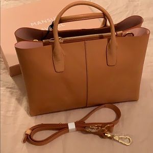 Mansur Gavriel Leather handle bag NWT